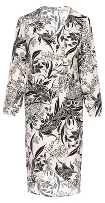 Image de Robe Jeona pour femme - blanc cassé et noir, taille S