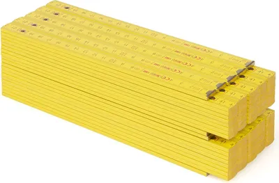 Produktbild von Zollstock Metrie Block 72 - 2m gelb 10 stück