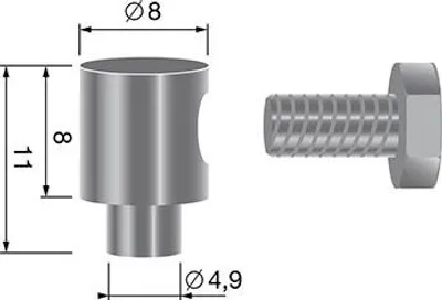 Produktbild von Kabelklemme, Für Kabel bis ø: 2,5 mm.