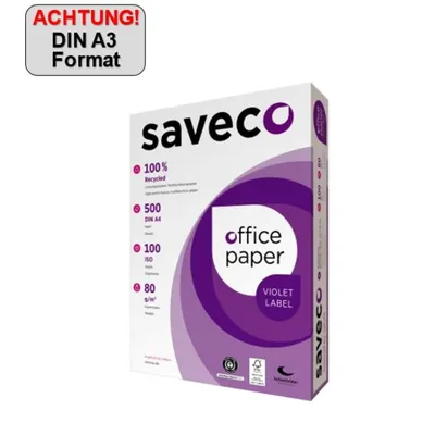 Image de Papier à copier Saveco Violet Label 100000008 A3 80g ISO 100 500fl.