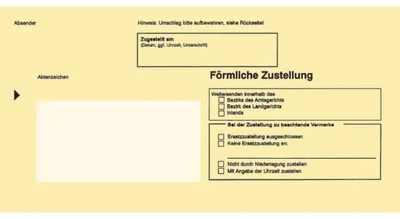Produktbild von RNK Zustellungsumschlag 2044 DL 80g innen mF gelb