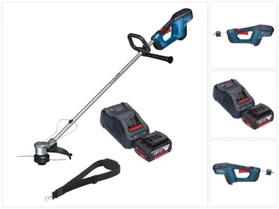 Produktbild von Bosch GRT 18V-33 Professional Akku Rasentrimmer 18 V 330 mm Brushless + 1x Akku 5,0 Ah + Ladegerät
