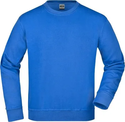 Produktbild von James & Nicholson Workwear Sweat Gr. L, royalblau