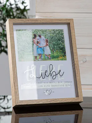 Productafbeelding van Gilde fotolijst, rechthoekig, "Liefdeswonder", met tekst, MDF, naturel, set van 3.Hoogte: 19,50 cmBreedte: 24,50 cmDiepte: 3,50 cmArtikelnummer: 51412