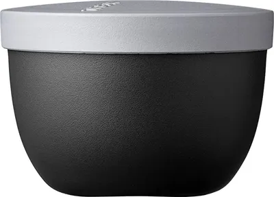 Produktbild von Mepal Snackpot Ellipse Limited Edition Schwarz / Black Edition – 350 ml praktischer Behälter zur Aufbewahrung und für Transport von Lebensmittel – tiefkühltauglich – spülmaschinenfest