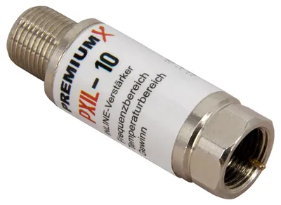 Produktbild von PremiumX PXIL-10 Inline Verstärker 20dB für SAT / DVB-T Leistungsverstärker