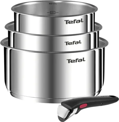 Produktbild von Tefal Ingenio Emotion 3 Stalowe Rondle Z Odpinaną Rączką L8964S44