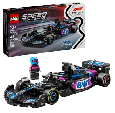 Produktbild von LEGO Speed Champions BWT Alpine F1 Team A524 Rennauto - Spielzeug mit Formel 1 Minifigur zum Sammeln - Geschenk für Jungen & Mädchen ab 10 Jahren und erwachsene Motorsport Fans 77248