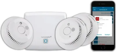Immagine prodotto di HOMEMATIC IP Smart Home 150788A0, Smart Home Starter Set Dispositivo di allarme fumo