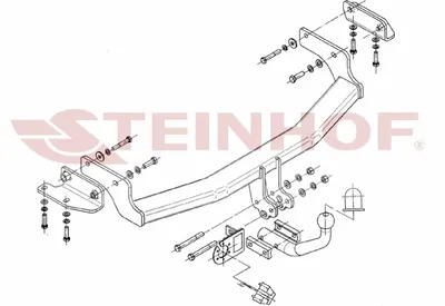Produktbild von Z546818 Anhängerkupplung passend für KIA Carens 11/2006-2013 starr