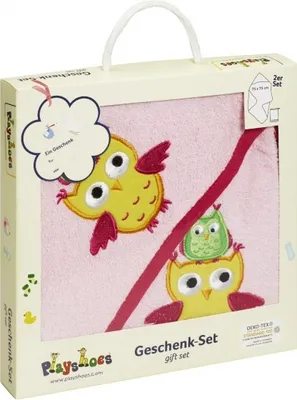 Produktbild von Playshoes Geschenk-Set Eule rosa Gr. original