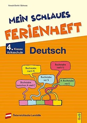 Zdjęcie produktu dla Mein schlaues Ferienheft Deutsch - 4. Klasse Volksschule