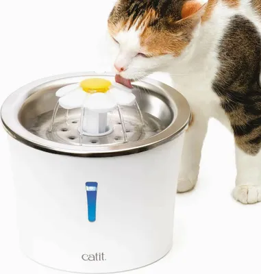 Produktbild von Catit Blumentrinkbrunnen mit Edelstahleinsatz