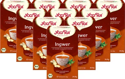 Produktbild von 10 x  YOGI TEA Ingwer | 10 x 30,6g