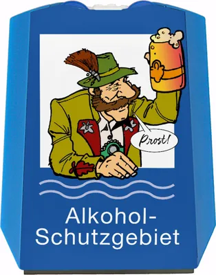 Produktbild von Alkohol-Schutzgebiet Parkscheibe