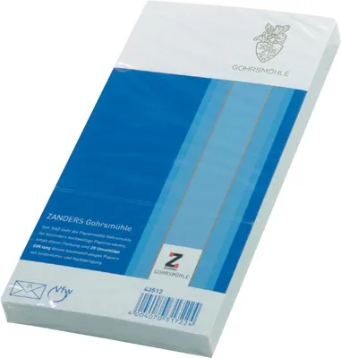 Produktbild von Gohrsmühle Briefumschläge DINlang 80g/qm VE=10x25 Stück weiß
