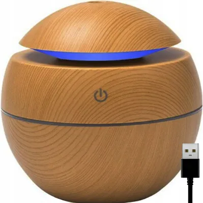Obrázek produktu pro Ultrazvukový Zvlhčovač Vzduchu A Aromaterapeutický Difuzér Led Usb 200Ml