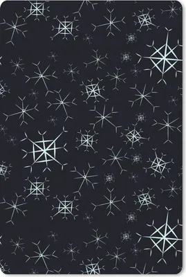 Produktbild von MuchoWow® Mauspad Mousepad Winter - Schneeflocke - Muster 18x27 cm - Mousepads - Maus Mat - Pad - Mausunterlage