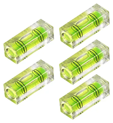 Produktbild von 5 Stück Mini Eckige Wasserwaage, Präzise Libelle Für Kamera, Möbel, Camping Und Wohnwagen