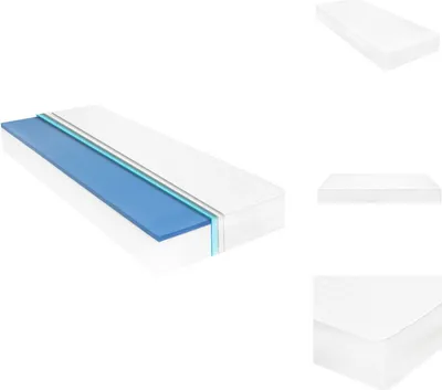 Image de vidaXL Matelas 120 x 200 cm Mousse viscoélastique à mémoire de forme 18 cm - Matelas