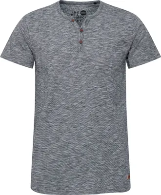 Produktbild von SOLID SDSigos Herren T-Shirt Kurzarm Shirt mit Grandad-Ausschnitt
