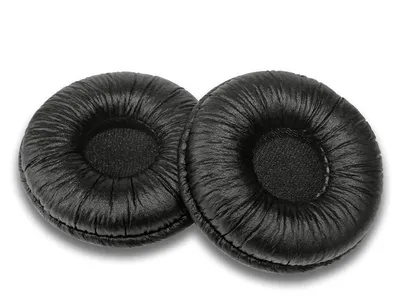 Produktbild von Ohrpolster für Paar Ohrpolster für Sony MDR-50, MDR-51, MDR-G73, MDR-G73SP u.a. Kunstleder Schwarz 50mm 1 Paar