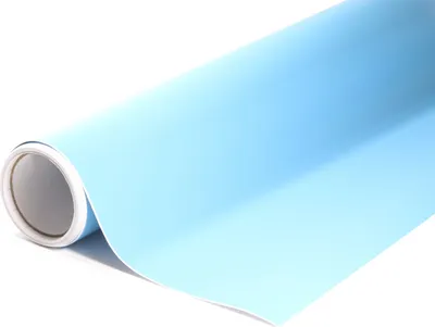 Produktbild von Matowa Jasnoniebieska samoprzylepna folia wrap 152x50cm - wnętrze/zewnętrze
