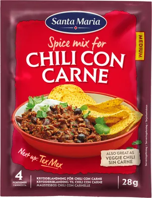 Produktbild von Santa Maria Spice Mix For Chili Con Carne 28g