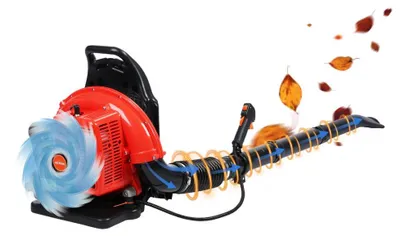 Image de Souffleur de feuilles à dos, moteur essence 63cc, 3 chevaux