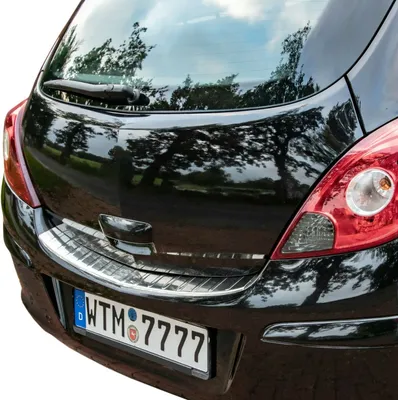 Produktbild von MIT ABKANTUNG LADEKANTENSCHUTZ Edelstahl für Opel Corsa D ab 2006-2014