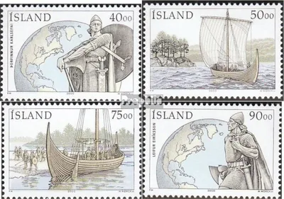 Produktbild von Briefmarken Island 2000 Mi 945-948 (kompl.Ausg.) postfrisch Entdeckung Amerikas