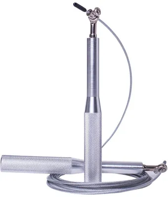 Image de Corde à sauter réglable - Corde à sauter en acier inoxydable - Cordes à sauter - 1 pièce - Argentée - CHPN