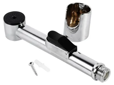 Immagine prodotto di Doccia per bidet - Realizzata in ABS placcato di alta qualità - Ugello doccia - Bidet portatile - Igiene - Facile da installare - Resistente