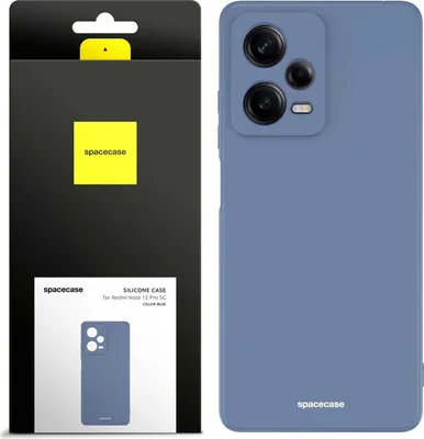 Immagine prodotto di Custodia in silicone SPACECASE Custodia in silicone per Xiaomi Mi Note 12 Pro 5G Blu