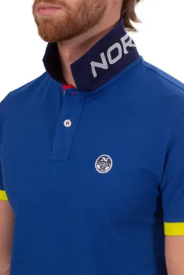 Image de NORTH SAILS - Polo classique pour homme avec détails color block - Taille M