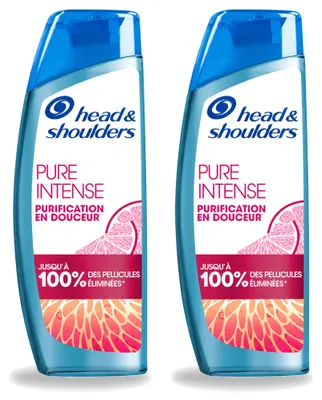Produktbild von 2 x Head & Shoulders Anti-Schuppen-Shampoo Pure Intense Grapefruit 250 ml - Vorteilspackung - 2 Stücke