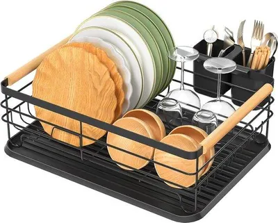 Produktbild von Aanrecht gootsteen organizer in Schwarz, Metall, 1 Stück