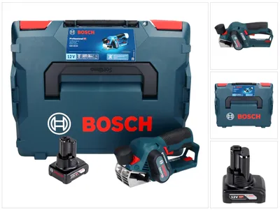 Produktbild von Bosch GHO 12V-20 Professional Akku Hobel 12 V Brushless + 1x Akku 6,0 Ah + L-Boxx - ohne Ladegerät