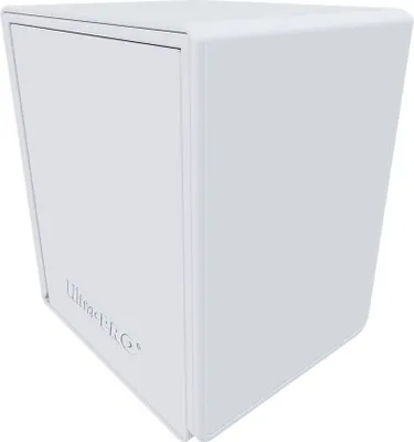 Image de Ultra Pro Vivid Alcove Flip Deck Box - Blanc