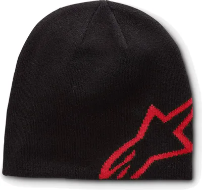 Produktbild von Alpinestars Beanie "Logo rot" - schwarz