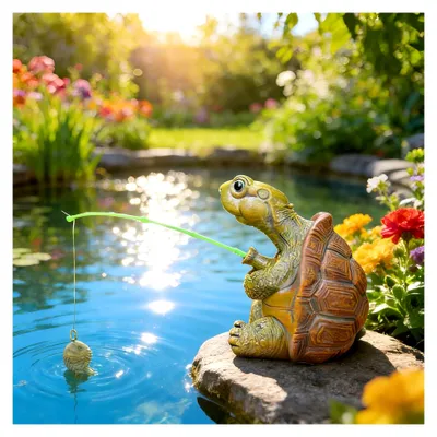 Produktbild von Dekorative Schildkrötenfigur für den Außenbereich