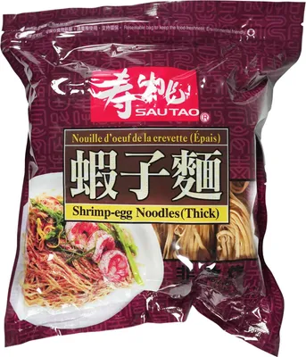 Produktbild von Sautao Shrimp Egg dick Nudel 454g