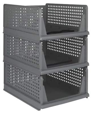 Obrázek produktu pro Úložné boxy - Úložné koše - Skříně - Stohovatelné koše - Odolný plast