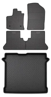 Immagine prodotto di Tappetini gomma SolidPRO + bagagliaio per Dacia Dokker 2013- 5 posti 5 pezzi
