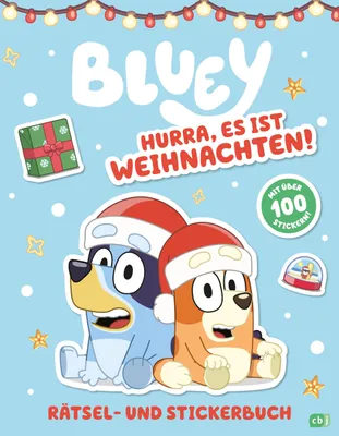 Image de BLUEY - Hurra, es ist Weihnachten! - Rätsel- und Stickerbuch