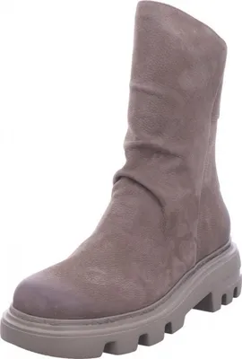 A single beige boot is shown against a white background.