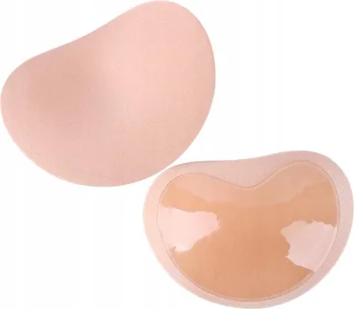 Obrázok produktu pre Vložky do podprsenky - push-up - do podprsenky - do plaviek - bikiny - zväčšujúce - silikónové - béžové