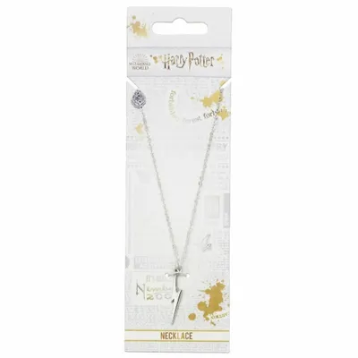 Productafbeelding van Carat Shop, Harry Potter ketting en hanger, bliksemdesign (verzilverd)