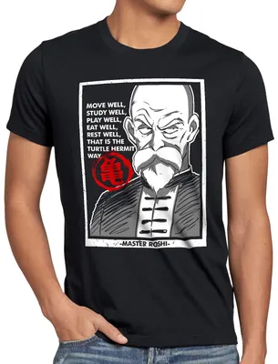 Produktbild von style3 Dragon Master Roshi Herren T-Shirt turtle gt z