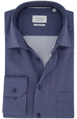 Produktbild von Hemd Eterna Comfort-Fit blau Baumwolle